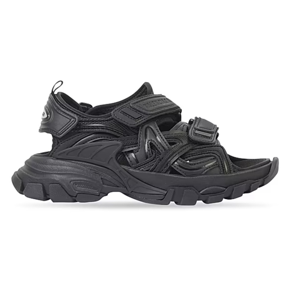 Kids Balenciaga Black track Sandals